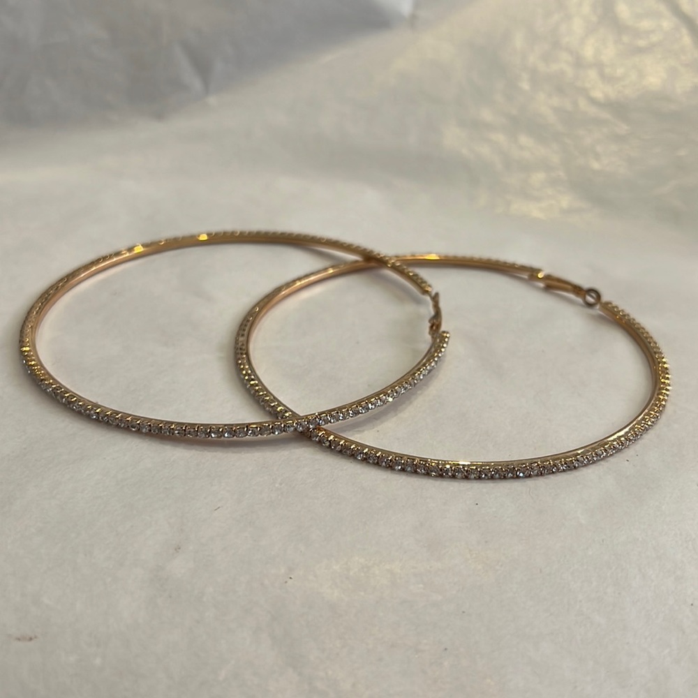 Mega statement earrings